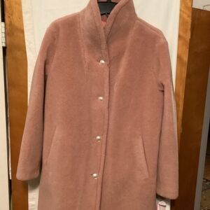 KATE SPADE FAUX FUR COAT Sz XL NWT